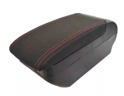 Gyári hatású műbőr univerzális kartámasz 4 USB-s – állítható konzol szélesség, A-008 (W13155)