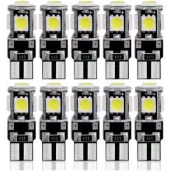   LED T10 SMD – fehér – 12V – canbus – T10-5SMD – 19209