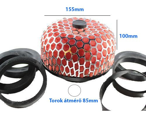 Sport levegőszűrő piros – LG-MT2509RED (4350)