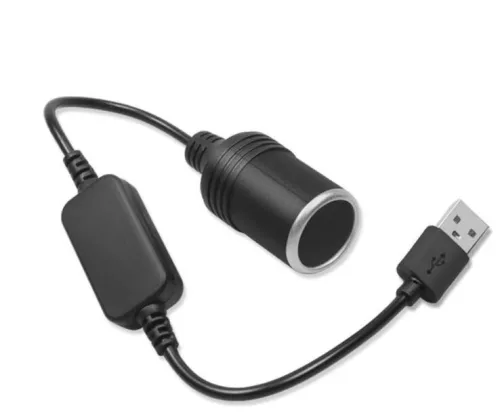 Átalakító adapter kábel szivargyújtó aljzathoz, USB-port 12V (A15163-1)