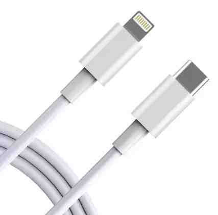 Gyorstöltő adatkábel 5A 100W Type-C - Lightning/Apple 1 méter C2CW (12217)