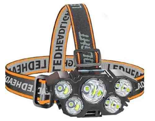 27112 COB LED fejlámpa, erőteljes fény, 4 funkció, USB-s, L-T21