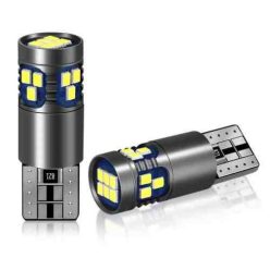   LED T10-2016-18LED W5W helyzetjelző izzó - CANBUS - 12/24V (19049)