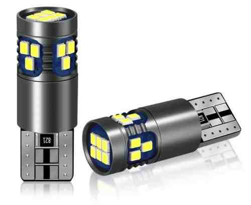 LED T10-2016-18LED W5W helyzetjelző izzó - CANBUS - 12/24V (19049)