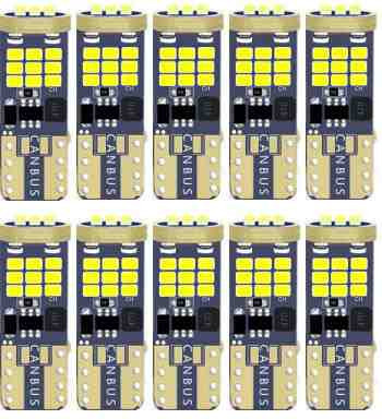 LED T10-2016-27LED – W5W helyzetjelző – canbus – 12/24V – 19056