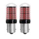 LED izzó SMD-1156-144SMD 12-48V / 21W 22285 CANBUS - piros