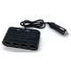 Szivargyújtó elosztó – 4 aljzat + 2 USB + 1 Type-C, 12/24V, max. 120W – 13290