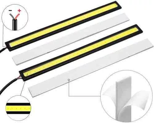 COB LED-es nappali menetfény – 17cm – pár – 24036 – Autolife