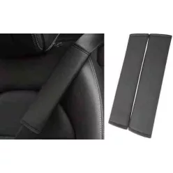   Biztonsági öv párna műbőr – fekete párban – 05004 – Autolife