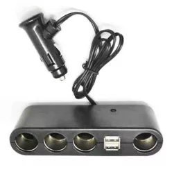   Szivargyújtó elosztó USB-vel – 12/24V (AE-WF0120) – Autolife