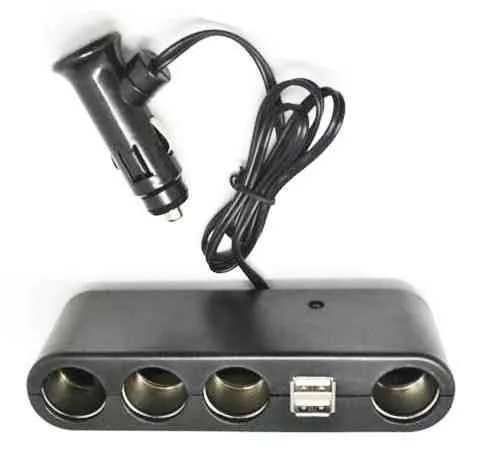 Szivargyújtó elosztó USB-vel – 12/24V (AE-WF0120) – Autolife