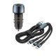 Autós töltő + 3in1 gyorstöltő kábel – 48W, Quick Charge 3.0, 12–24V (Autolife 13320)