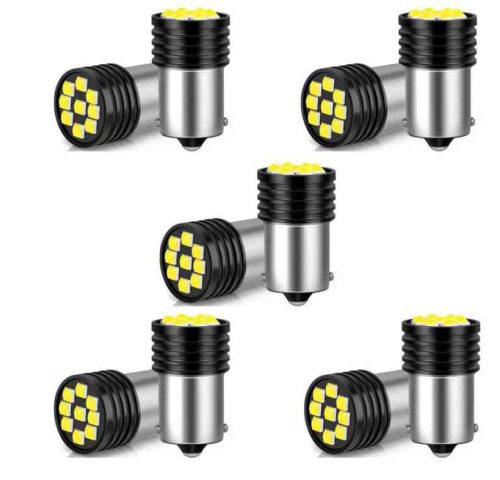 22100 LED izzó 12V 21W – fehér, 1156-9SMD (10 db)