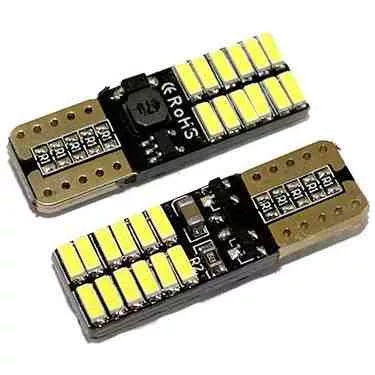 19254 LED izzó T10 12V CANBUS SMD – fehér, 2db