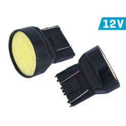 58956 LED izzó W21/5W (T20Q) 12V COB LED CANBUS – fehér