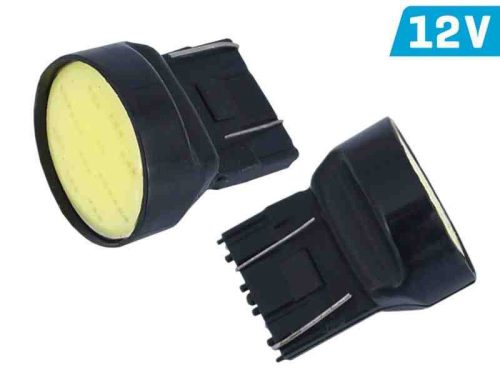 58956 LED izzó W21/5W (T20Q) 12V COB LED CANBUS – fehér