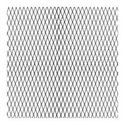 Hűtőrács alu 100x25cm fekete kis lyukú