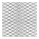 Hűtőrács alu 100x25cm fekete kis lyukú