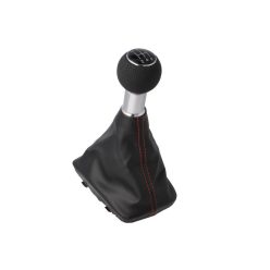   Audi A4 B6 (2000-2005) - váltógomb + váltószoknya - fekete; menet: piros - (OE: 8E0863278DD) - BLIC