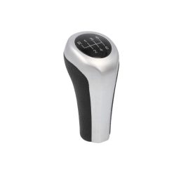   BMW 1 (E81, E87) (2004-2011) - váltógomb - ezüst / fekete - műanyag - (OE: 25 11 7 566 267) - BLIC