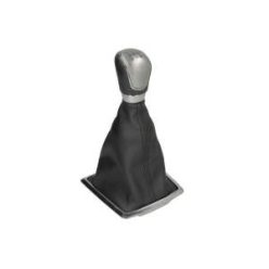   Ford Focus II (2004-2012) - váltógomb + váltószoknya - fekete / szürke - műanyag - BLIC