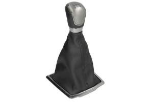 Ford Kuga I (2008-2012) - váltógomb + váltószoknya - fekete / szürke - műanyag - BLIC