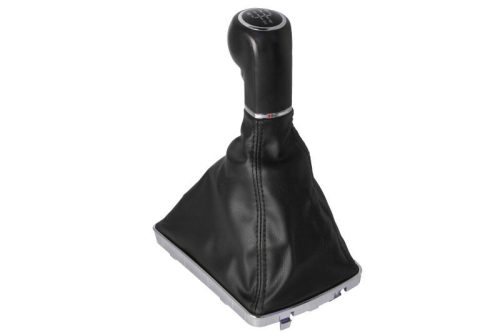 Opel Insignia A (2008-2017) - váltógomb + váltószoknya - ezüst / fekete - műanyag - (OE: 5738025) - BLIC