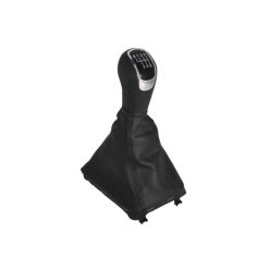   Skoda Octavia II (2004-2013) - váltógomb + váltószoknya - ezüst / fekete - műanyag - (OE: 3TD711113) - BLIC