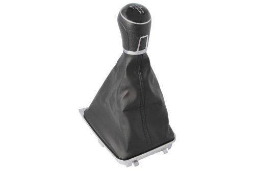 Volkswagen Golf VII (2012-2020) - váltógomb + váltószoknya - ezüst / fekete - műanyag - (OE: 5G0711113) - BLIC