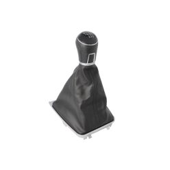   Volkswagen Golf VII (2012-2020) - váltógomb + váltószoknya - ezüst / fekete - műanyag - (OE: 5G0711113A) - BLIC