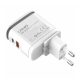 LDNIO A2423C táptöltő lámpával, USB + USB-C, PD + QC 3.0, 25 W (fehér)