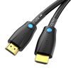 HDMI kábel 1,5 m-es szellőző AAMBG (fekete)