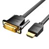 HDMI-DVI kábelszellőző ABFBF 1m