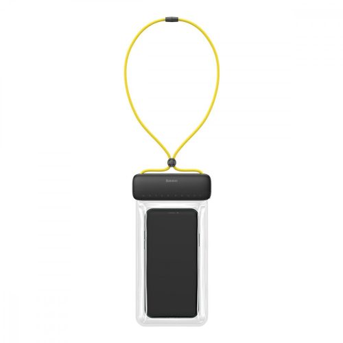 Baseus Lets Go univerzális vízálló tok okostelefonokhoz (fekete és sárga)