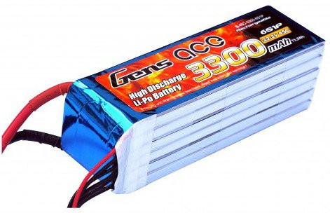 Gens Ace 3300mAh 22.2V 45C 6S1P akkumulátor