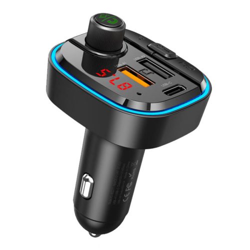 XO Smart Bluetooth autós töltő BCC11 MP3 + 5V3.1A (fekete)