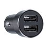 Vipfan C10 autós töltő, 2x USB, 2.4A (fekete)
