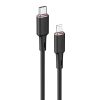 USB-C-Lightning Acefast C2-01 kábel 1,2 m (fekete)