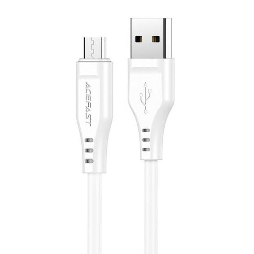 Acefast C3-09 USB-C – Micro-USB kábel (fehér)