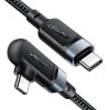 USB-C – USB-C Acefast C5-03 ferde kábel, 100 W, 2 m (fekete)