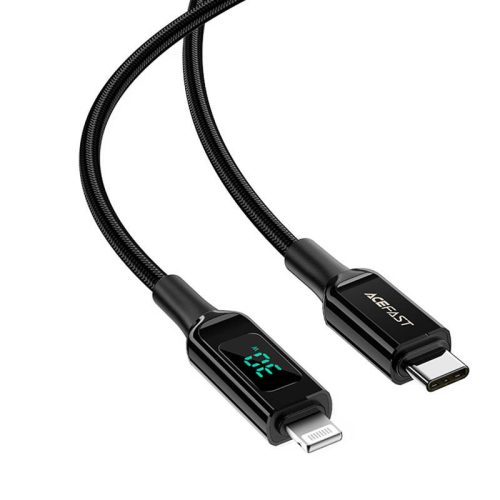 USB-C-Lightning kábel Acefast C6-01, 1,2 m (fekete)