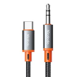   Mcdodo CA-0820 USB-C to 3.5mm AUX mini jack cable, 1.2m (black)