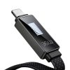Mcdodo CA-4960 USB-C-Lightning kábel 36 W-os kijelzővel, 1,2 m (fekete)