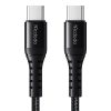 Kábel USB-C és USB-C között Mcdodo CA-5640, 60 W, 0,2 m (fekete)