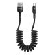 USB Spring kábel to USB-C Mcdodo Omega CA-6420 1.8m (Black)