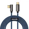 Baseus Legend Series USB-C – USB-C ferde kábel, PD, 100 W, 2 m (kék)