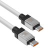 Baseus CoolPlay USB-C-USB-C kábel, 100 W, 1 m (fehér)