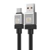 Baseus CoolPlay 100 W USB-USB-C kábel 1 m (fekete)