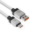 Baseus CoolPlay 100 W USB-USB-C kábel 1 m (fehér)