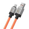 Baseus CoolPlay 100 W USB–USB-C kábel 1 m (narancssárga)